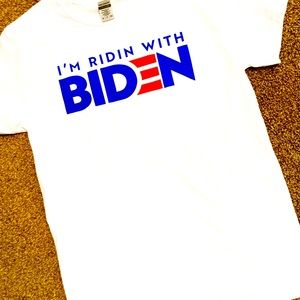 I’m Ridin with Biden - White T-Shirt